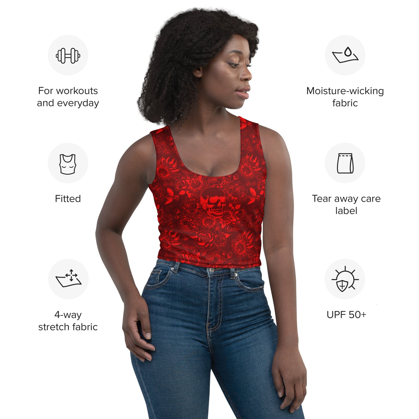 The Bone Garden Crop Top