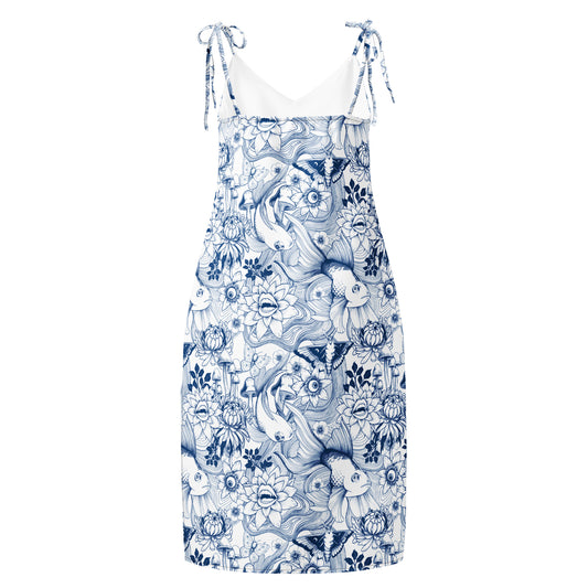 Reverie Tie-Strap Midi Dress