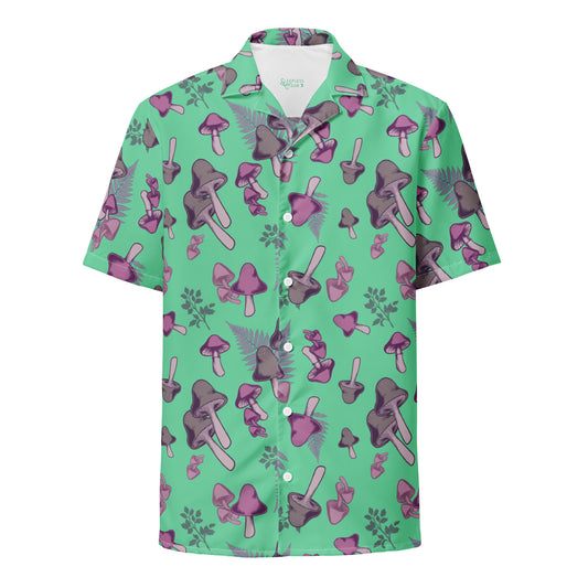 Mushroom Magic Button Shirt