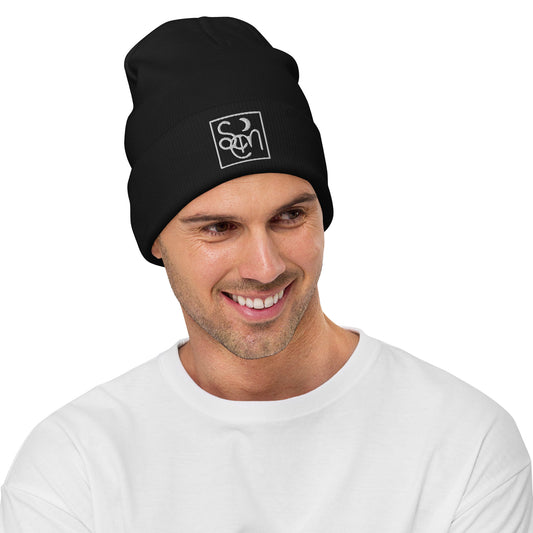 Sleepless Muse Embroidered Beanie