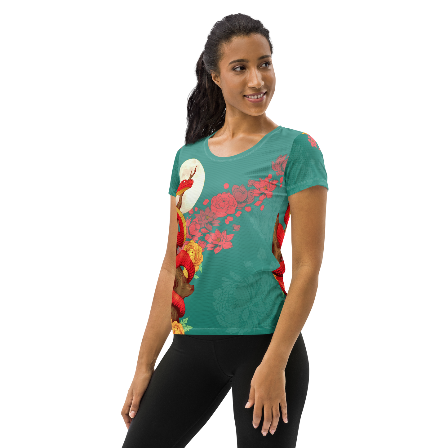 Year of the Snake Women's Athletic T-shirt
