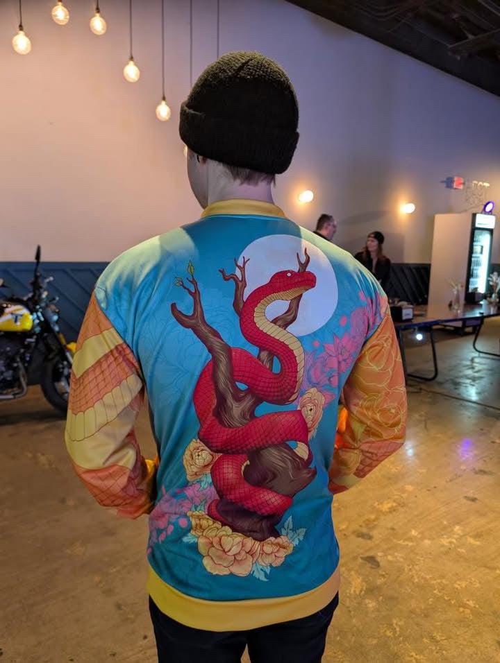 Year of the Snake Unisex Bomber Jacket