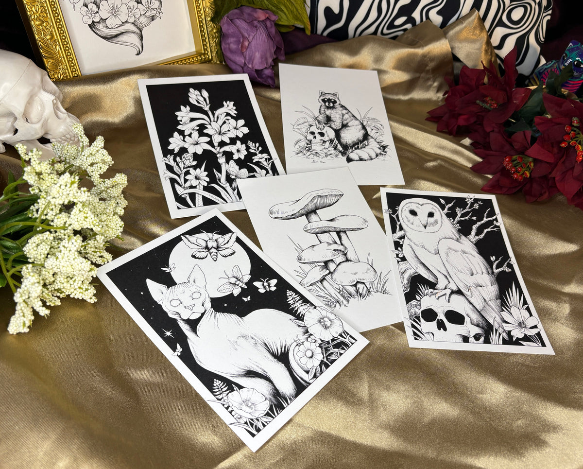 Midnight in the Garden Mini-Print