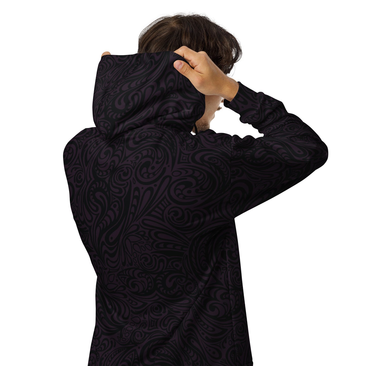 Subtle Swirl Zip Hoodie