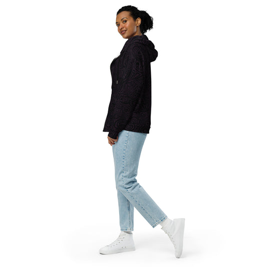 Subtle Swirl Zip Hoodie