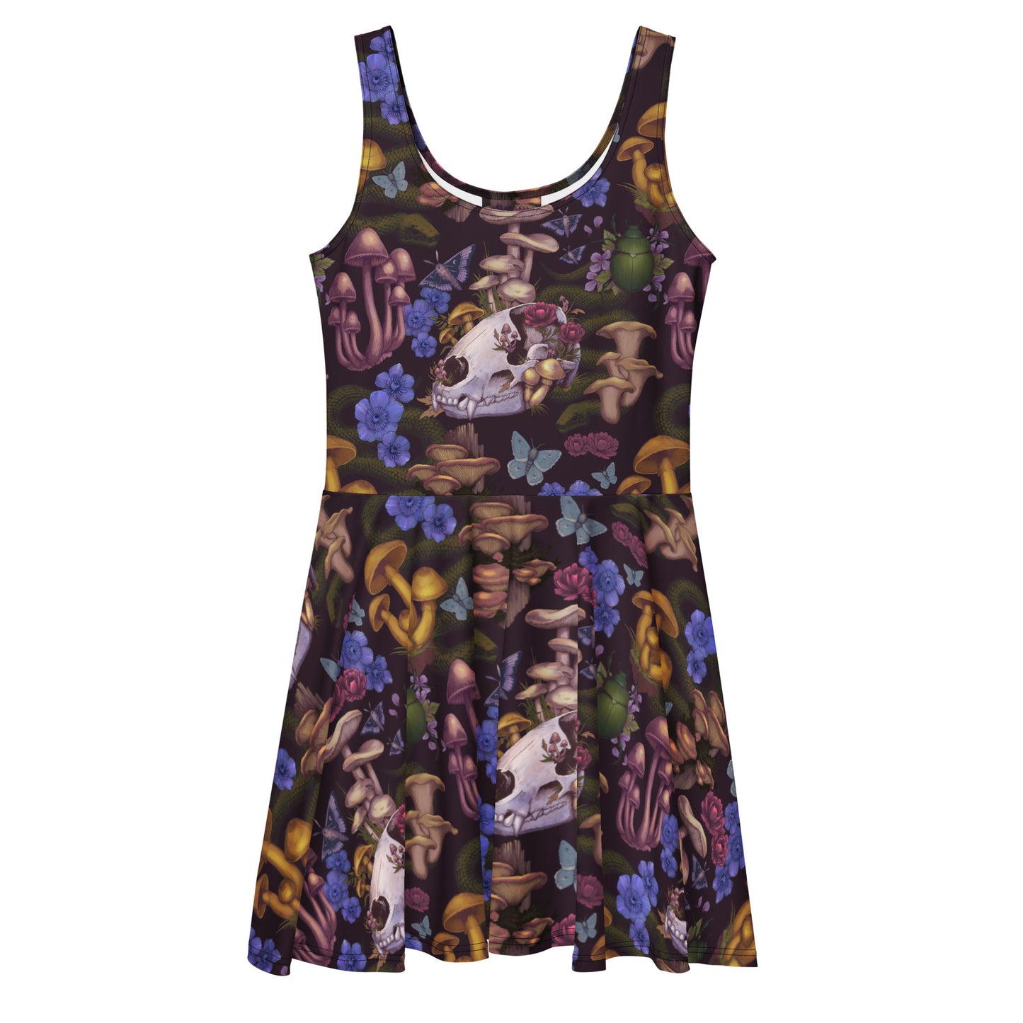 Forest Floor Skater Dress