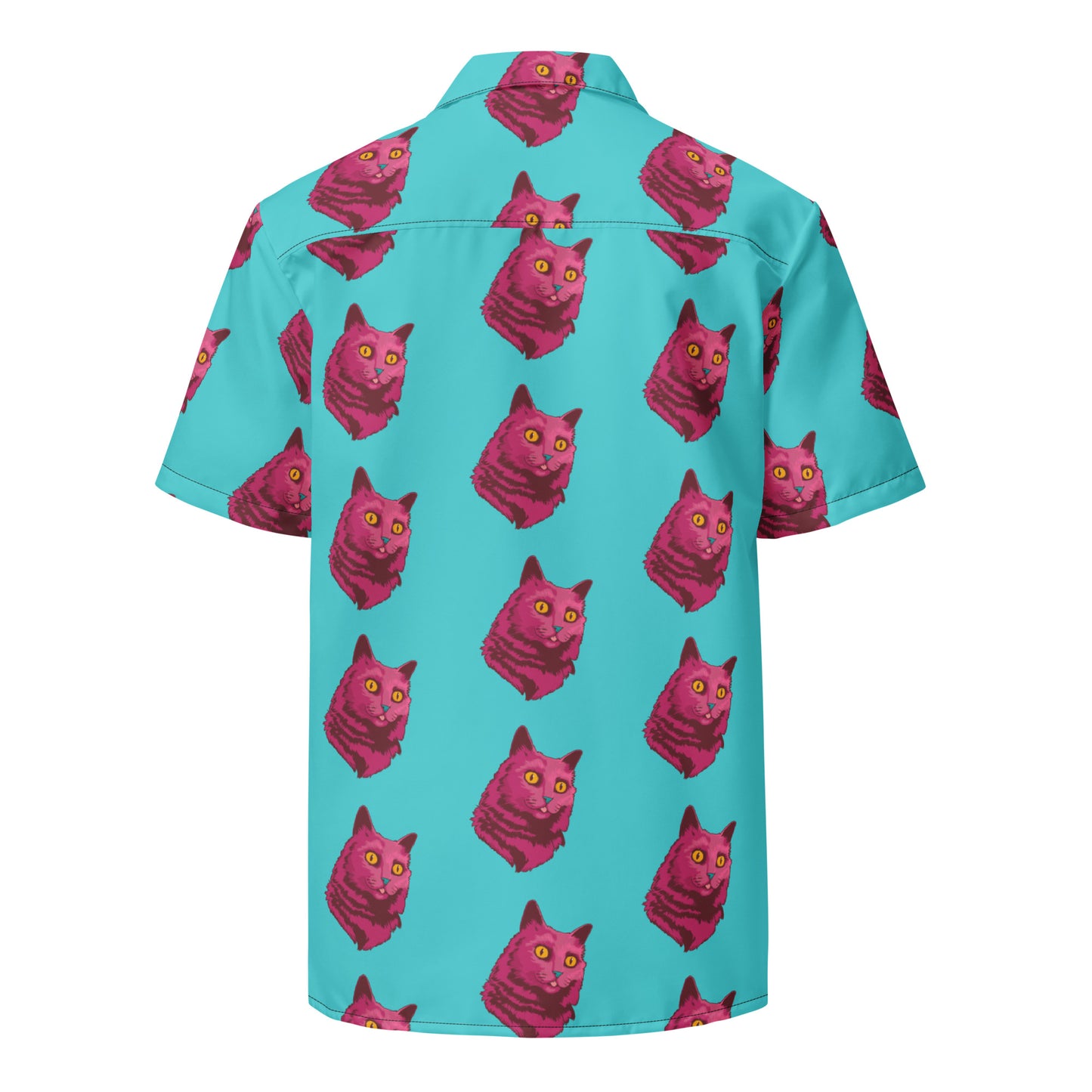 BLEP! Cat Button Shirt