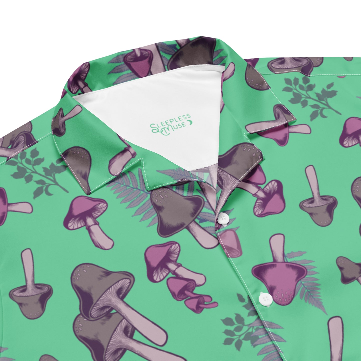 Mushroom Magic Button Shirt