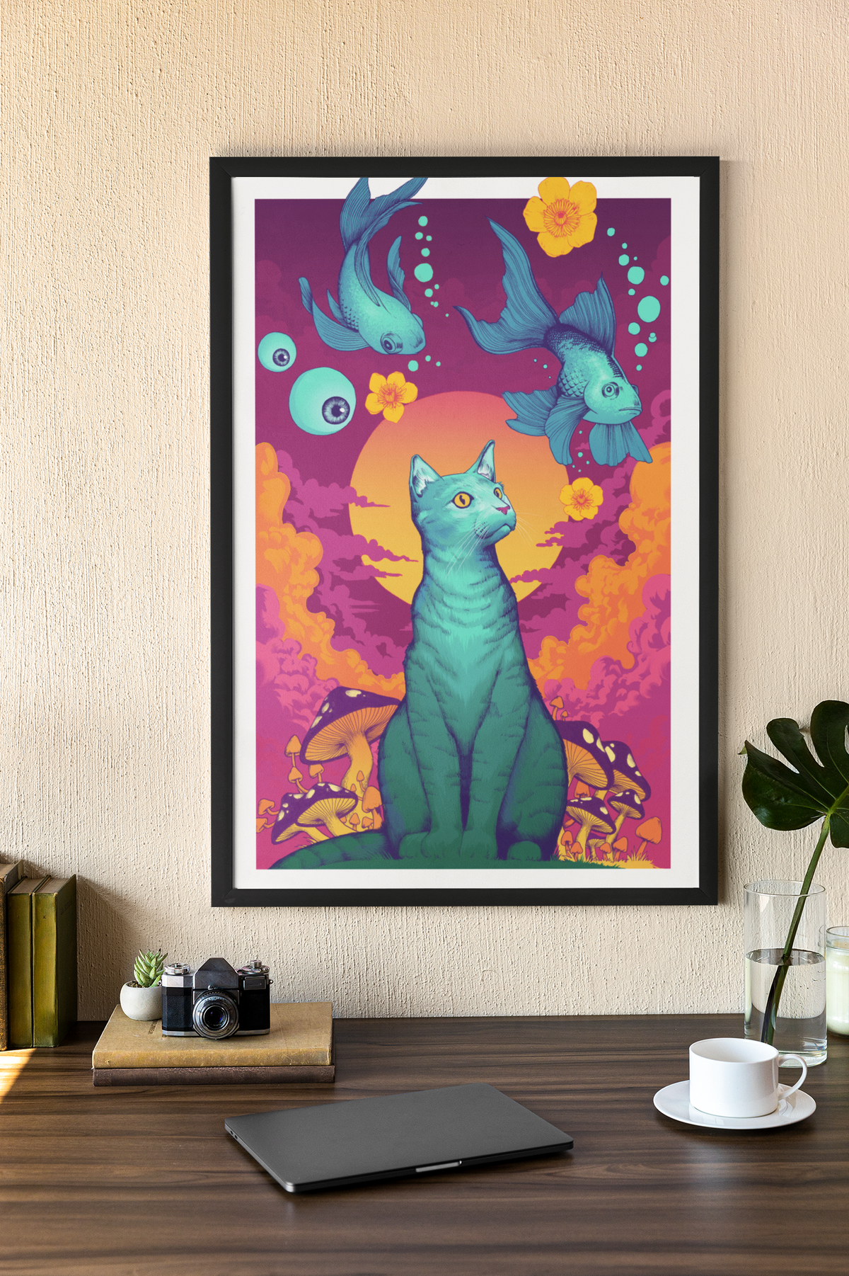 Dream of the Indoor Cat 11x17" Print