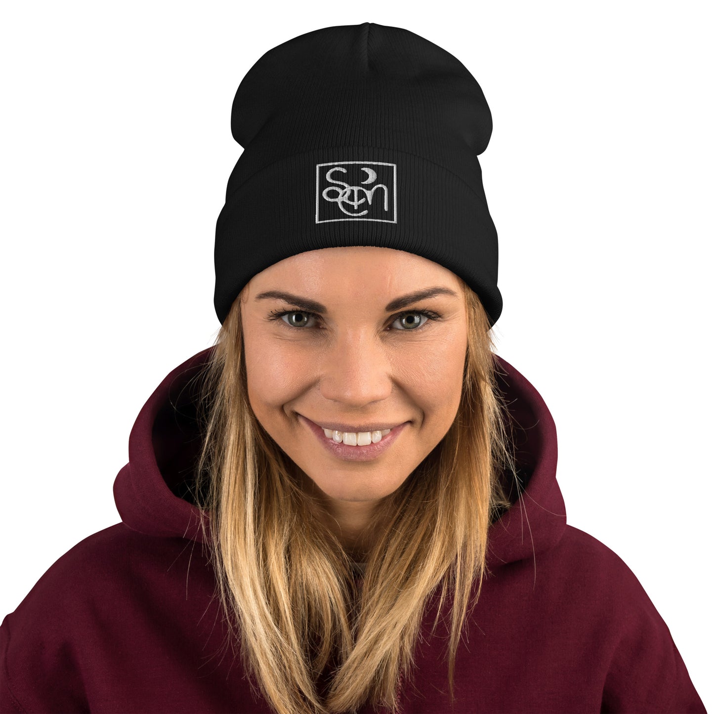 Sleepless Muse Embroidered Beanie
