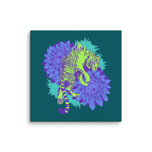 Electric Eden Canvas Print
