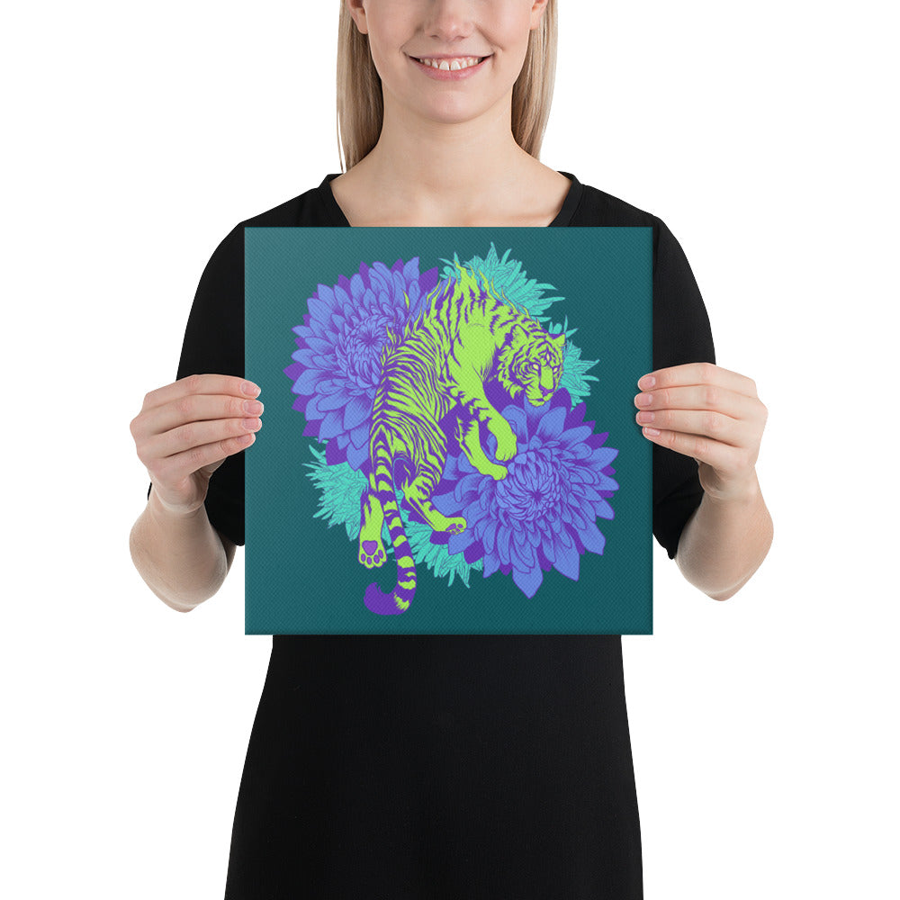 Electric Eden Canvas Print