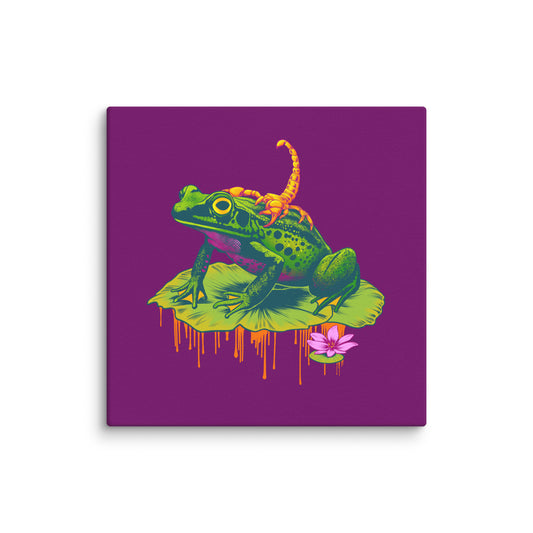 Scorpion & the Frog Canvas Print
