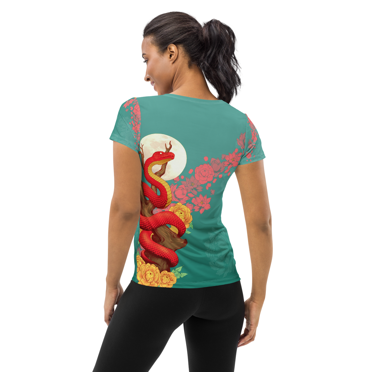 Year of the Snake Women's Athletic T-shirt