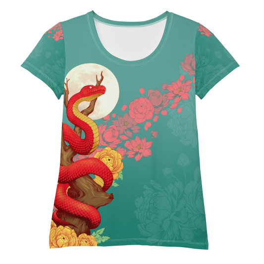 Year of the Snake Women's Athletic T-shirt