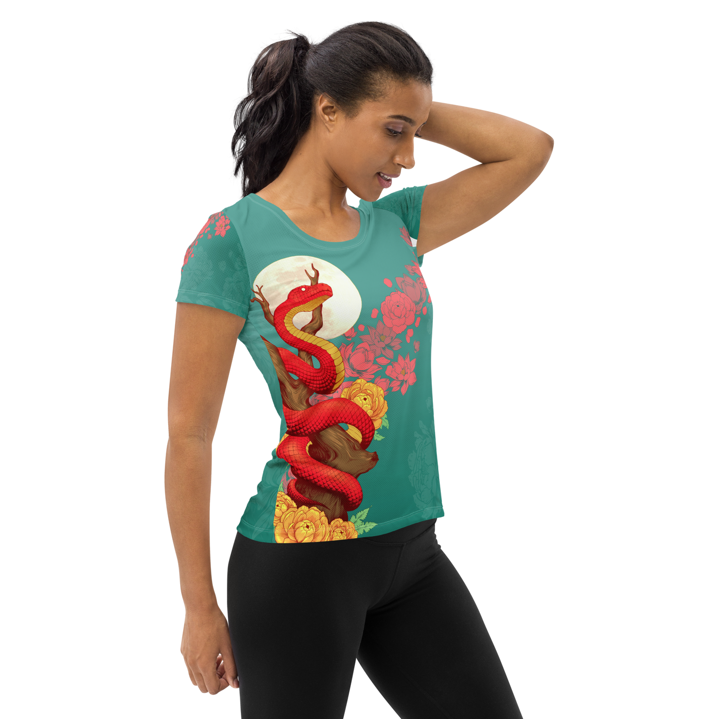 Year of the Snake Women's Athletic T-shirt