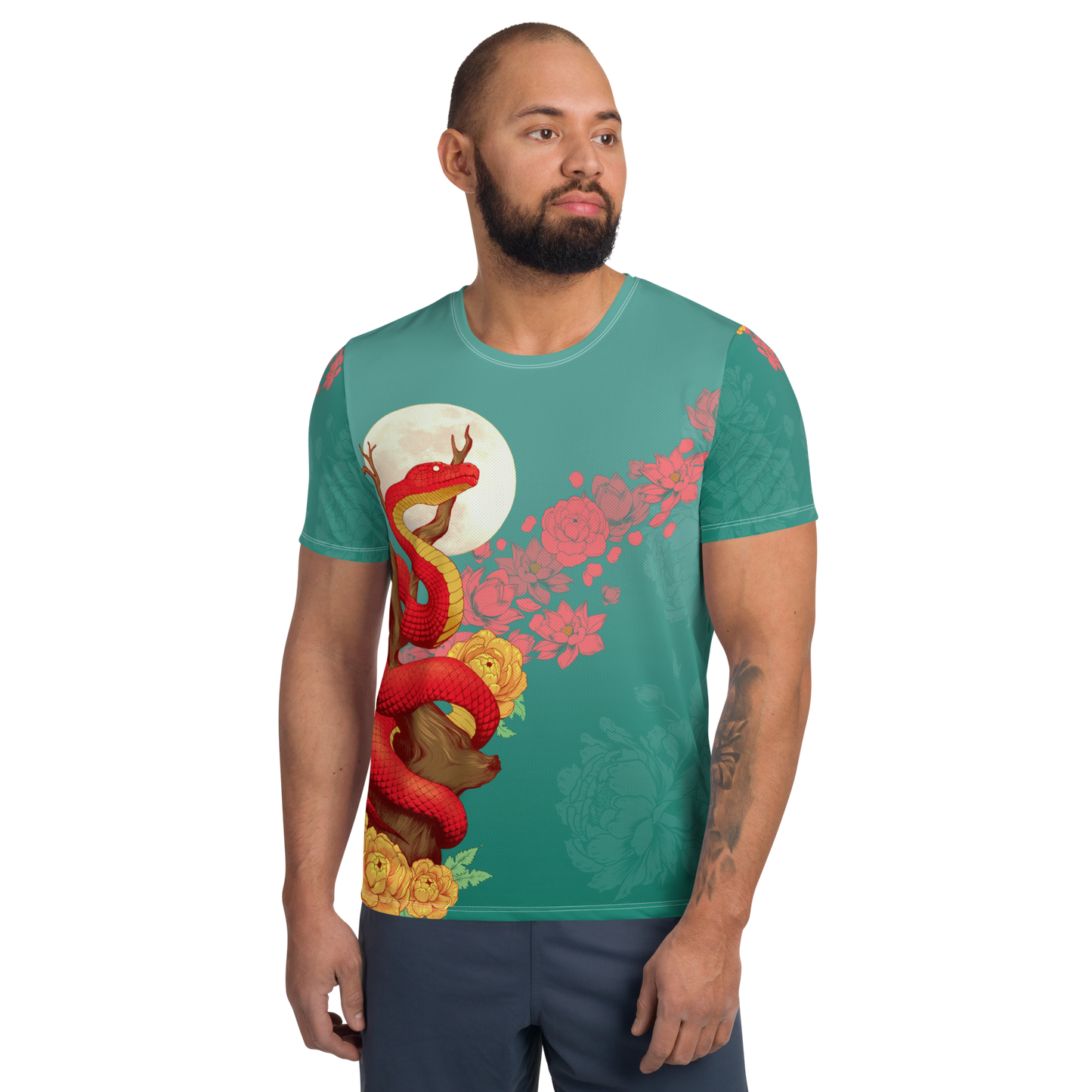 Year of the Snake Men's Athletic T-shirt