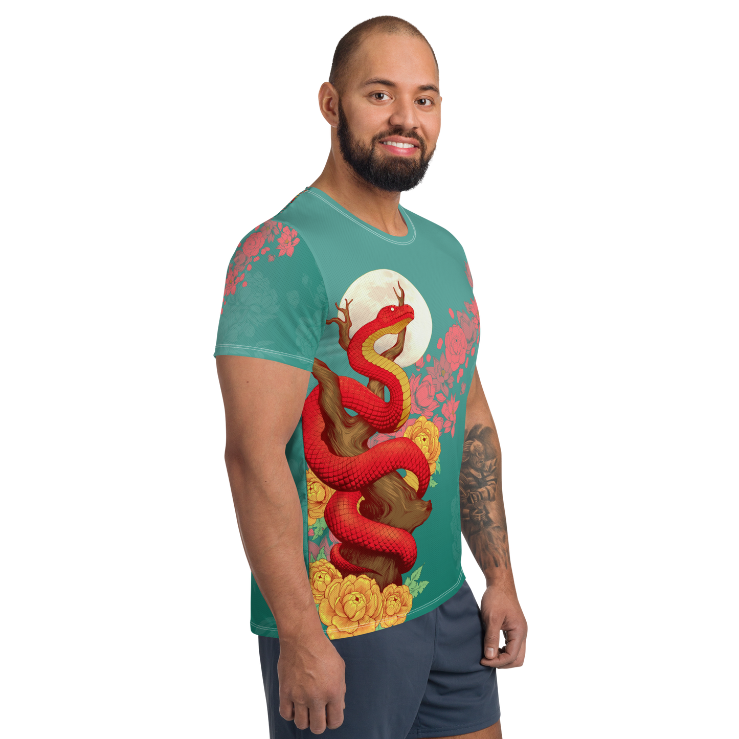Year of the Snake Men's Athletic T-shirt