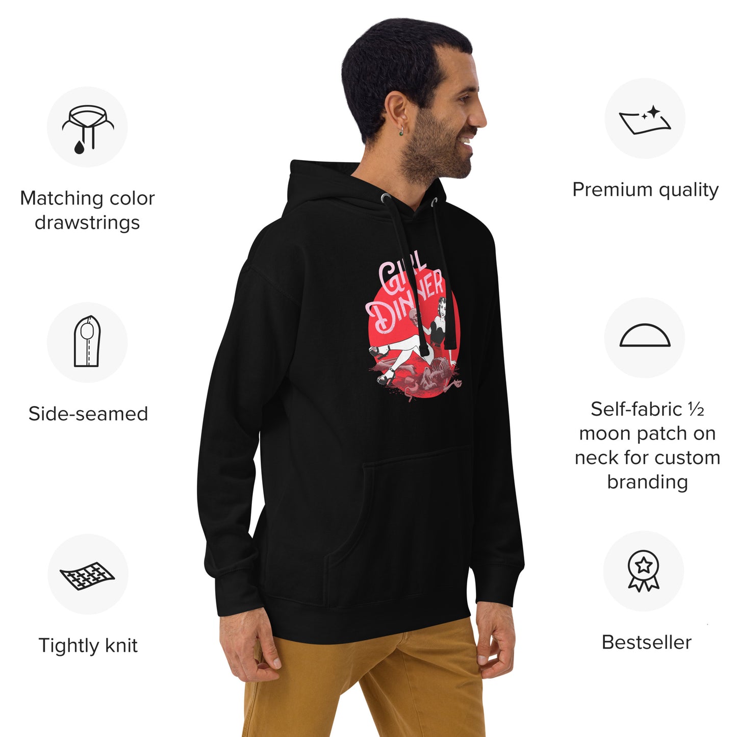 Girl Dinner Unisex Hoodie