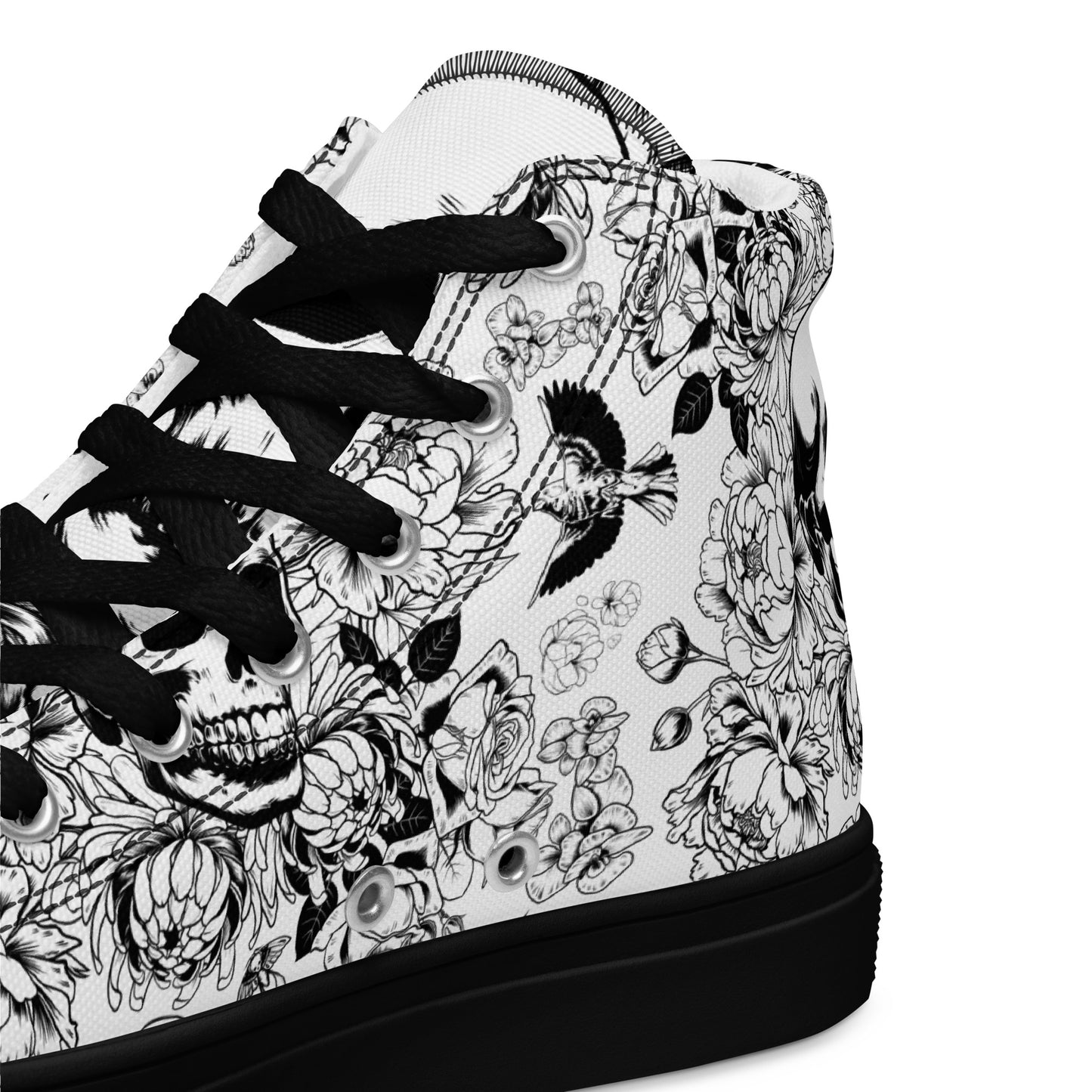 The Bone Garden Women’s High Top Sneakers